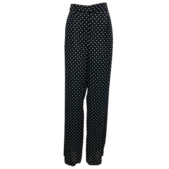 Alexandre Vauthier Black / White Polka Dot Pants - Picture 1 of 5